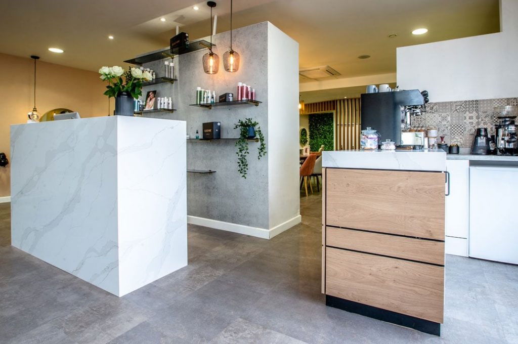 THIẾT KẾ SALON THÂN THIỆN ALBION HOUSE TIGI Fuse